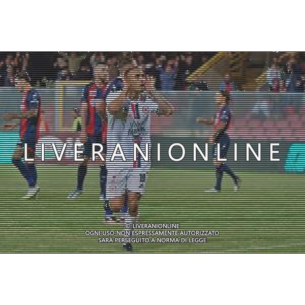 Diego Peralta (Calcio Foggia 1920) celebrates after scoring a goal of 1-0 during the Italian soccer Serie C match Calcio Foggia 1920 vs FC Crotone on May 27, 2023 at Pino Zaccheria Stadium in Foggia, Italy. Photo by Emmanuele Mastrodonato/ag. Aldo Liverani sas / AGENZIA ALDO LIVERANI SAS