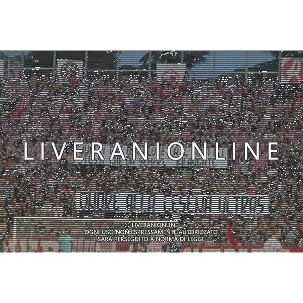 L.R. VICENZA - CESENA SECONDO TURNO PLAY OFF NAZIONALE - GARA DI ANDATA CAMPIONATO CALCIO SERIE C LEGA PRO 27.05.2023 NELLA FOTO STRISCIONE TIFOSI VICENZA ©PG / AGENZIA ALDO LIVERANI SAS