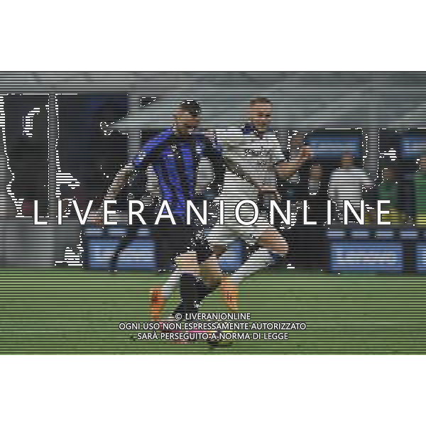 Marcelo Brozovic (Inter) serve a Lautaro Martinez (Inter) la palla per il gol del 3 a 1 Inter vs Atalanta Milano 27-05-2023 Stadio Giuseppe Meazza - San Siro Campionato Serie A TIM - 37a giornata foto Roberto Garavaglia/ag. Aldo Liverani sas/ AGENZIA ALDO LIVERANI SAS
