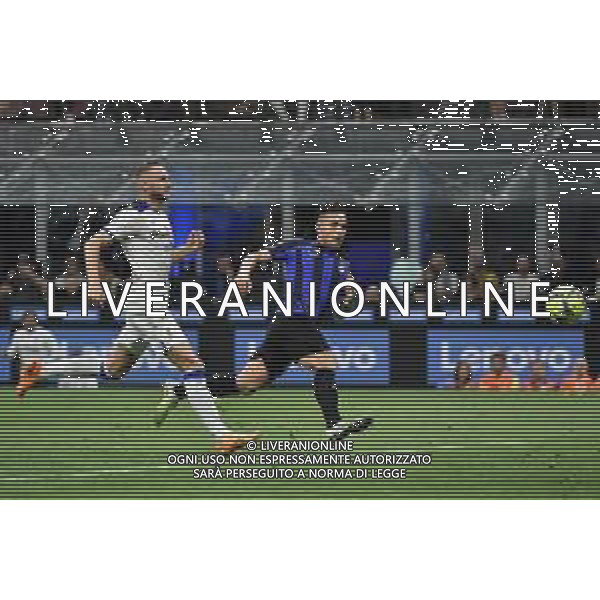 Lautaro Martinez (Inter) segna il gol del 3 a 1 Inter vs Atalanta Milano 27-05-2023 Stadio Giuseppe Meazza - San Siro Campionato Serie A TIM - 37a giornata foto Roberto Garavaglia/ag. Aldo Liverani sas/ AGENZIA ALDO LIVERANI SAS