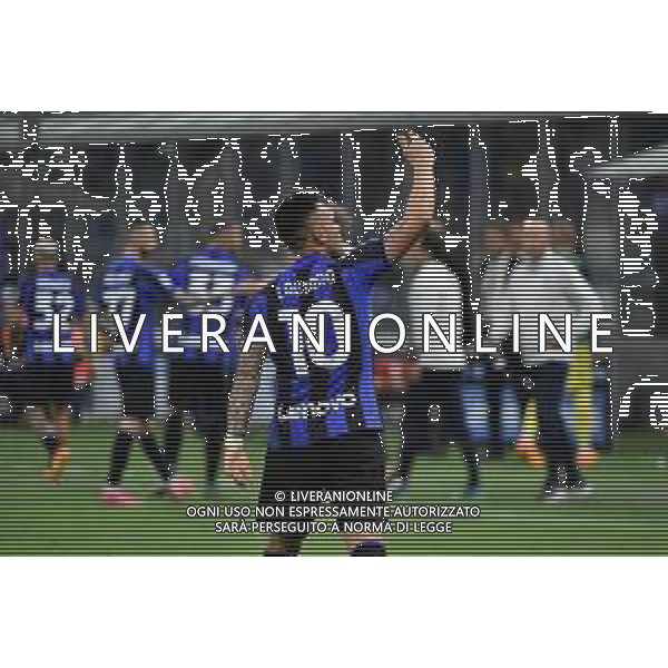 Lautaro Martinez (Inter) esulta dopo il gol del 3 a 1 Inter vs Atalanta Milano 27-05-2023 Stadio Giuseppe Meazza - San Siro Campionato Serie A TIM - 37a giornata foto Roberto Garavaglia/ag. Aldo Liverani sas/ AGENZIA ALDO LIVERANI SAS
