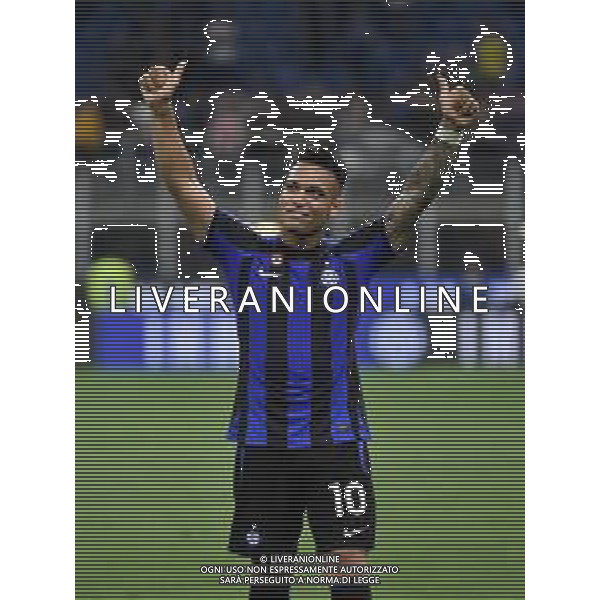 Lautaro Martinez (Inter) esultanza a fine partita Inter vs Atalanta Milano 27-05-2023 Stadio Giuseppe Meazza - San Siro Campionato Serie A TIM - 37a giornata foto Roberto Garavaglia/ag. Aldo Liverani sas/ AGENZIA ALDO LIVERANI SAS