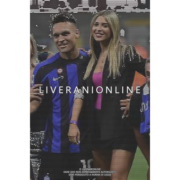 Lautaro Martinez (Inter) con la moglie Agustina Gandolfo Inter vs Atalanta Milano 27-05-2023 Stadio Giuseppe Meazza - San Siro Campionato Serie A TIM - 37a giornata foto Roberto Garavaglia/ag. Aldo Liverani sas