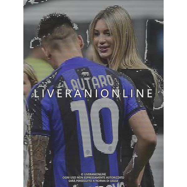 Lautaro Martinez (Inter) con la moglie Agustina Gandolfo Inter vs Atalanta Milano 27-05-2023 Stadio Giuseppe Meazza - San Siro Campionato Serie A TIM - 37a giornata foto Roberto Garavaglia/ag. Aldo Liverani sas
