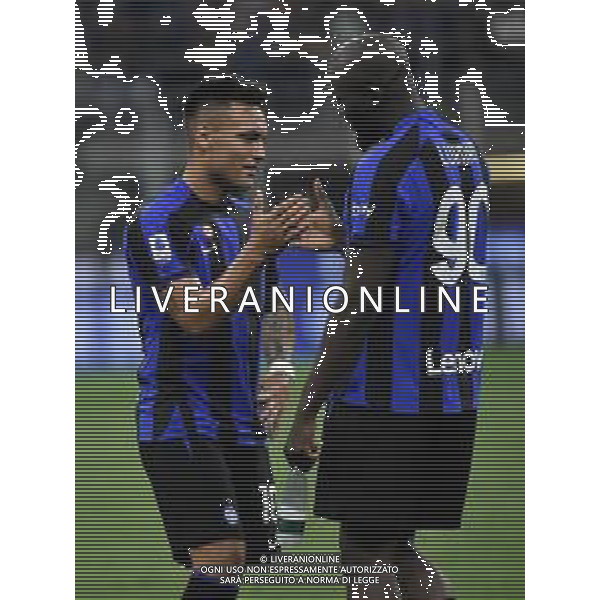 Lautaro Martinez (Inter) SX e Romelu Lukaku (Inter) DX Inter vs Atalanta Milano 27-05-2023 Stadio Giuseppe Meazza - San Siro Campionato Serie A TIM - 37a giornata foto Roberto Garavaglia/ag. Aldo Liverani sas