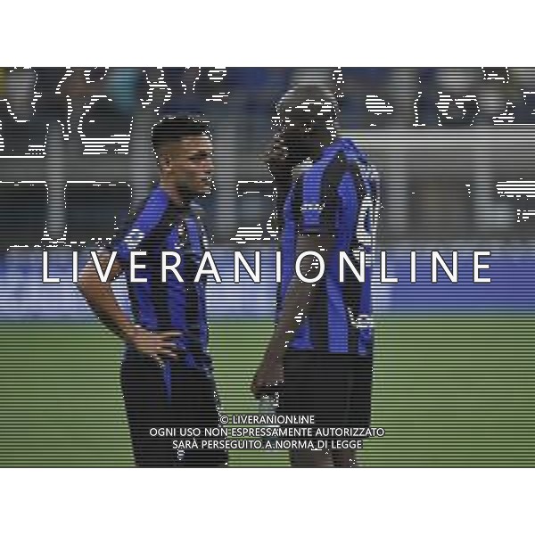 Lautaro Martinez (Inter) SX e Romelu Lukaku (Inter) DX Inter vs Atalanta Milano 27-05-2023 Stadio Giuseppe Meazza - San Siro Campionato Serie A TIM - 37a giornata foto Roberto Garavaglia/ag. Aldo Liverani sas