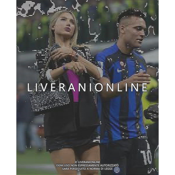 LAUTAROM MARTINEZ CON LA MOGLIE AGUSTINA GANDOLFO A FINE GARA - INTER vs ATALANTA Campionato Calcio Serie A TIM 27-05-2023 PAOLO GIAMPIETRI / AGENZIA ALDO LIVERANI SAS