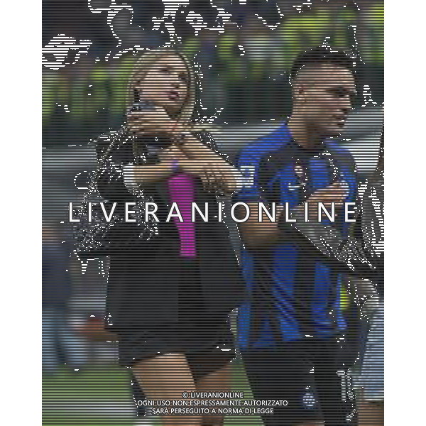 LAUTAROM MARTINEZ CON LA MOGLIE AGUSTINA GANDOLFO A FINE GARA - INTER vs ATALANTA Campionato Calcio Serie A TIM 27-05-2023 PAOLO GIAMPIETRI / AGENZIA ALDO LIVERANI SAS
