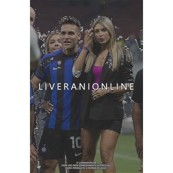 LAUTAROM MARTINEZ CON LA MOGLIE AGUSTINA GANDOLFO A FINE GARA - INTER vs ATALANTA Campionato Calcio Serie A TIM 27-05-2023 PAOLO GIAMPIETRI / AGENZIA ALDO LIVERANI SAS
