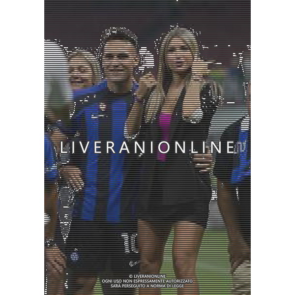 LAUTAROM MARTINEZ CON LA MOGLIE AGUSTINA GANDOLFO A FINE GARA - INTER vs ATALANTA Campionato Calcio Serie A TIM 27-05-2023 PAOLO GIAMPIETRI / AGENZIA ALDO LIVERANI SAS