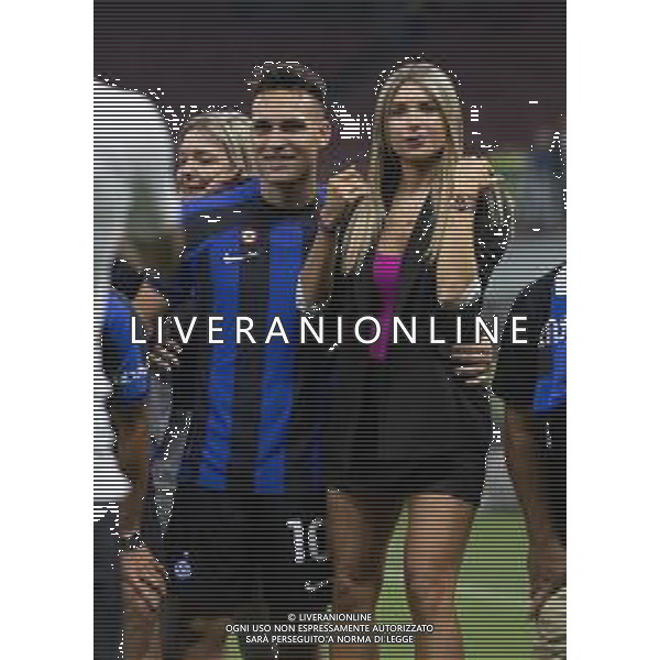 LAUTAROM MARTINEZ CON LA MOGLIE AGUSTINA GANDOLFO A FINE GARA - INTER vs ATALANTA Campionato Calcio Serie A TIM 27-05-2023 PAOLO GIAMPIETRI / AGENZIA ALDO LIVERANI SAS