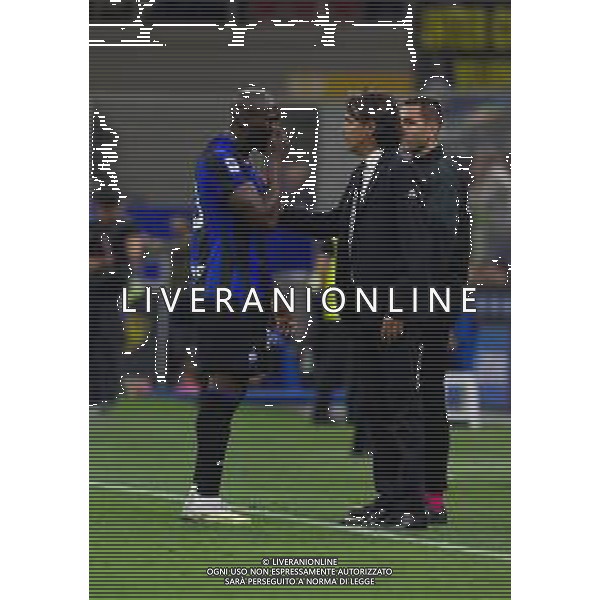 SIMONE INZAGHI CON ROMELU LUKAKU - INTER vs ATALANTA Campionato Calcio Serie A TIM 27-05-2023 PAOLO GIAMPIETRI / AGENZIA ALDO LIVERANI SAS