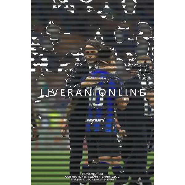 SIMONE INZAGHI E LAUTARO MARTINEZ A FINE GARA - INTER vs ATALANTA Campionato Calcio Serie A TIM 27-05-2023 PAOLO GIAMPIETRI / AGENZIA ALDO LIVERANI SAS