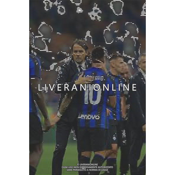 SIMONE INZAGHI E LAUTARO MARTINEZ A FINE GARA - INTER vs ATALANTA Campionato Calcio Serie A TIM 27-05-2023 PAOLO GIAMPIETRI / AGENZIA ALDO LIVERANI SAS
