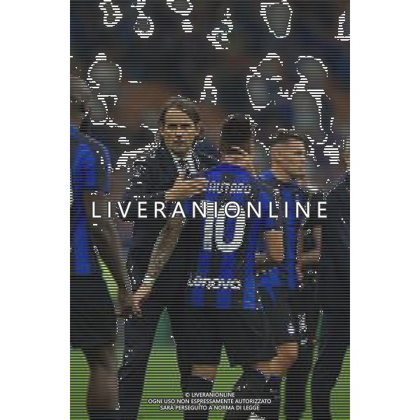 SIMONE INZAGHI E LAUTARO MARTINEZ A FINE GARA - INTER vs ATALANTA Campionato Calcio Serie A TIM 27-05-2023 PAOLO GIAMPIETRI / AGENZIA ALDO LIVERANI SAS