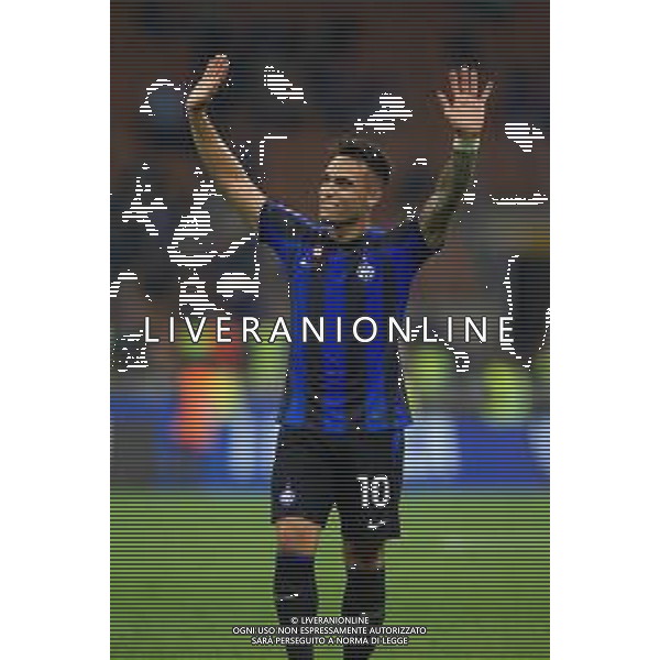 LAUTARO MARTINEZ SALUTA I TIFOSI A FINE GARA - INTER vs ATALANTA Campionato Calcio Serie A TIM 27-05-2023 PAOLO GIAMPIETRI / AGENZIA ALDO LIVERANI SAS