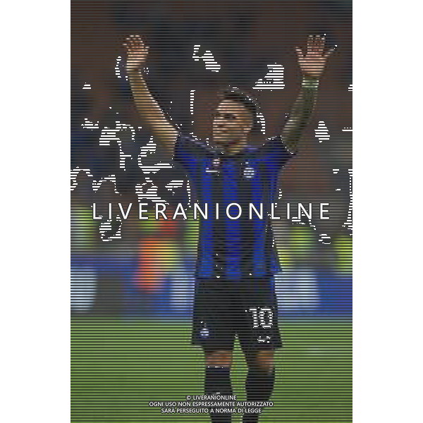 LAUTARO MARTINEZ SALUTA I TIFOSI A FINE GARA - INTER vs ATALANTA Campionato Calcio Serie A TIM 27-05-2023 PAOLO GIAMPIETRI / AGENZIA ALDO LIVERANI SAS