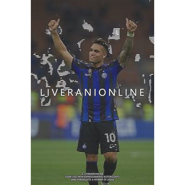LAUTARO MARTINEZ SALUTA I TIFOSI A FINE GARA - INTER vs ATALANTA Campionato Calcio Serie A TIM 27-05-2023 PAOLO GIAMPIETRI / AGENZIA ALDO LIVERANI SAS
