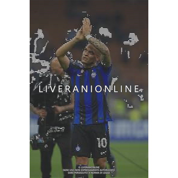 LAUTARO MARTINEZ SALUTA I TIFOSI A FINE GARA - INTER vs ATALANTA Campionato Calcio Serie A TIM 27-05-2023 PAOLO GIAMPIETRI / AGENZIA ALDO LIVERANI SAS