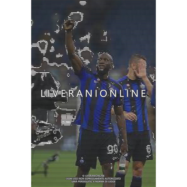 ROMELU LUKAKU SALUTA I TIFOSI A FINE GARA - INTER vs ATALANTA Campionato Calcio Serie A TIM 27-05-2023 PAOLO GIAMPIETRI / AGENZIA ALDO LIVERANI SAS