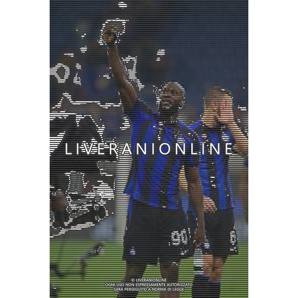ROMELU LUKAKU SALUTA I TIFOSI A FINE GARA - INTER vs ATALANTA Campionato Calcio Serie A TIM 27-05-2023 PAOLO GIAMPIETRI / AGENZIA ALDO LIVERANI SAS