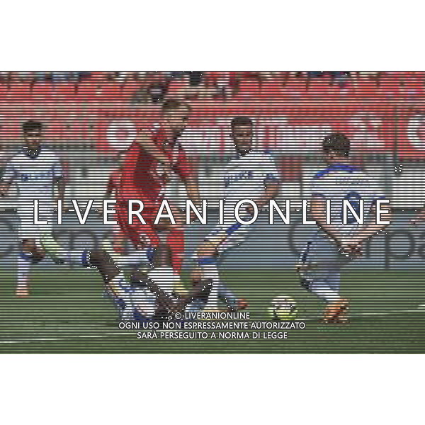 TVRG Christian Gytkjaer (Monza) occasione da gol Monza vs Lecce Monza 28-05-2023 U-Power Stadium Campionato Serie A TIM - 37a giornata foto Roberto Garavaglia/ag. Aldo Liverani sas/ AGENZIA ALDO LIVERANI SAS
