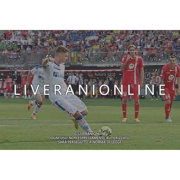 TVRG Lorenzo Colombo (Lecce) segna il gol dell\'1 a 0 su rigore Monza vs Lecce Monza 28-05-2023 U-Power Stadium Campionato Serie A TIM - 37a giornata foto Roberto Garavaglia/ag. Aldo Liverani sas/ AGENZIA ALDO LIVERANI SAS