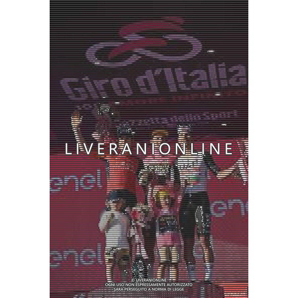 28-05-2023 Giro D\'italia; Tappa 21 Roma - Roma; 2023, Jumbo - Visma; 2023, Ineos Grenadiers; 2023, Uae Emirates; Roglic, Primoz; Geraint, Thomas; Almeida, Joao; Figlio Roglic, Primoz; Figlio Geraint, Thomas; Roma; ©SIROTTI / AGENZIA ALDO LIVERANI SAS