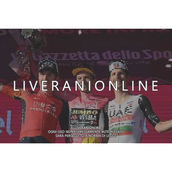 28-05-2023 Giro D\'italia; Tappa 21 Roma - Roma; 2023, Jumbo - Visma; 2023, Ineos Grenadiers; 2023, Uae Emirates; Roglic, Primoz; Geraint, Thomas; Almeida, Joao; Roma; ©SIROTTI / AGENZIA ALDO LIVERANI SAS