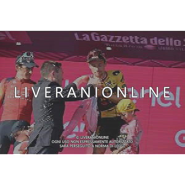 28-05-2023 Giro D\'italia; Tappa 21 Roma - Roma; 2023, Jumbo - Visma; Roglic, Primoz; Lappartient, David; Roma; ©SIROTTI / AGENZIA ALDO LIVERANI SAS