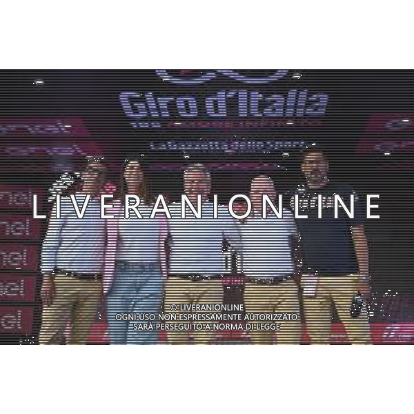 28-05-2023 Giro D\'italia; Tappa 21 Roma - Roma; Mei, Paolo; Pedrotti, Barbara; Mccrossan, Anthony; Roma; ©SIROTTI / AGENZIA ALDO LIVERANI SAS