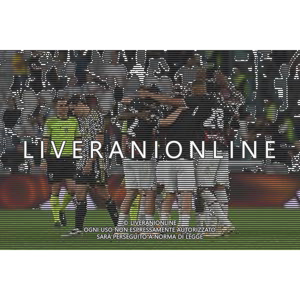 Torino 28.05.2023 Allianz Stadium @Manuela Viganti/Ag. Aldo Liverani sas Juventus vs Milan Campionato Calcio Serie A TIM 2022/2023 37a giornata Nella foto: festa milan a fine gara - esultanza ©Viganti / AGENZIA ALDO LIVERANI SAS