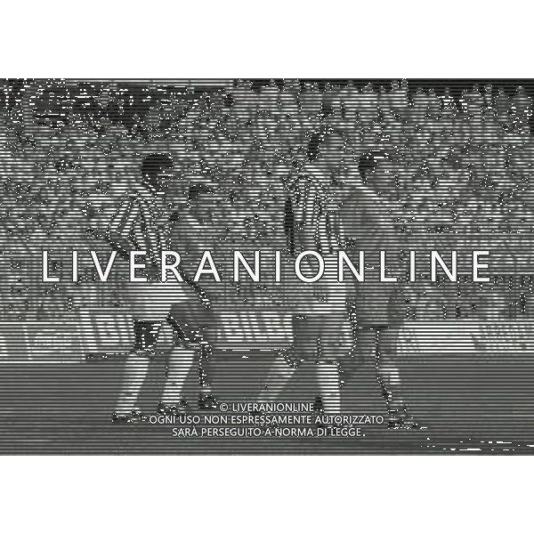 24-04-1994 PIACENZA-CAMPIIONATO DI CALCIO SERIE A PIACENZA-JUVENTUS 0-0 NELLA FOTO JURGEN KOHLER-ANTONIO DE VITIS-GIANPIERO PIOVANI E JULIO CESAR AG ALDO LIVERANI SAS