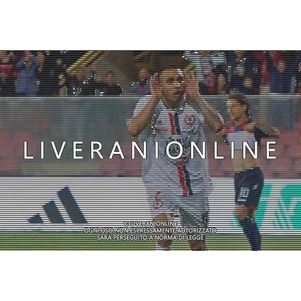 Diego Peralta (Calcio Foggia 1920) celebrates after scoring a goal of 1-0 during the Italian soccer Serie C match Calcio Foggia 1920 vs FC Crotone on May 27, 2023 at Pino Zaccheria Stadium in Foggia, Italy. Photo by Emmanuele Mastrodonato/ag. Aldo Liverani sas/Agenzia Aldo Liverani Sas