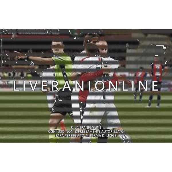 Diego Peralta (Calcio Foggia 1920) celebrates after scoring a goal with teammates during the Italian soccer Serie C match Calcio Foggia 1920 vs FC Crotone on May 27, 2023 at Pino Zaccheria Stadium in Foggia, Italy. Photo by Emmanuele Mastrodonato/ag. Aldo Liverani sas/Agenzia Aldo Liverani Sas