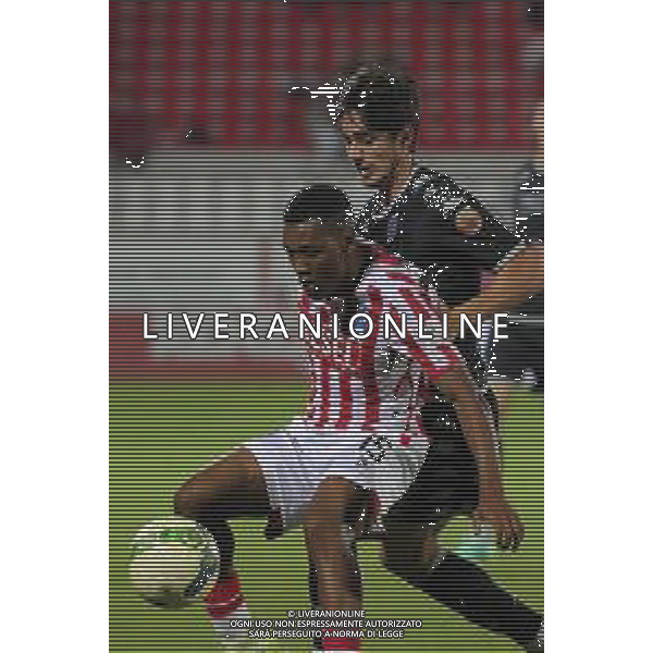 Foto Paola Garbuio/Ag.Aldo Liverani 27 Maggio 2023 - Vicenza, Italia - sport, calcio -Vicenza vs Cesena- Campionato italiano di calcio Serie C 2022/2023 - Stadio Menti Nella foto: Greco Freddi, Shpendi Cristian ©Garbuio Paola / Agenzia Aldo Liverani Sas