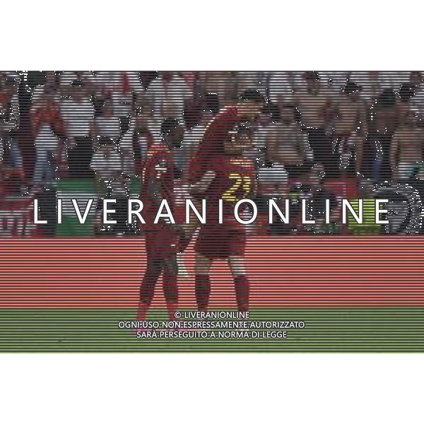 TVRG esultanza Roma dopo il gol dell\'1 a 0 di Paulo Dybala Siviglia vs Roma Budapest (HUN) 31-05-2023 Puskas Arena Finale UEFA Europa League foto Roberto Garavaglia/ag. Aldo Liverani sas/ Agenzia Aldo Liverani Sas