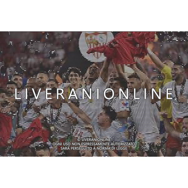 TVRG esultanza finale Siviglia Siviglia vs Roma Budapest (HUN) 31-05-2023 Puskas Arena Finale UEFA Europa League foto Roberto Garavaglia/ag. Aldo Liverani sas / Agenzia Aldo Liverani Sas