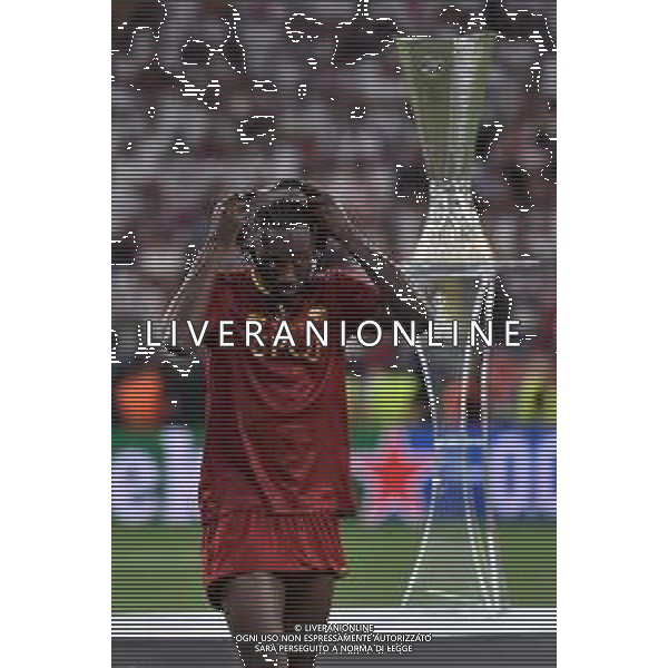TVRG Tammy Abraham (Roma) - premiazione Siviglia vs Roma Budapest (HUN) 31-05-2023 Puskas Arena Finale UEFA Europa League foto Roberto Garavaglia/ag. Aldo Liverani sas / Agenzia Aldo Liverani Sas