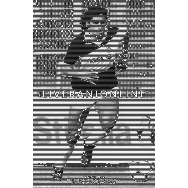 RETROSPETTIVA ANDREA CARNEVALE CALCIATORE NELLA FOTO CON LA MAGLIA DELL\'UDINESE CALCIO AG ALDO LIVERANI SAS