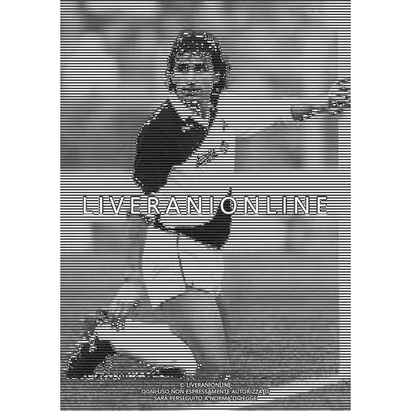 RETROSPETTIVA ANDREA CARNEVALE CALCIATORE NELLA FOTO CON LA MAGLIA DELL\'UDINESE CALCIO AG ALDO LIVERANI SAS