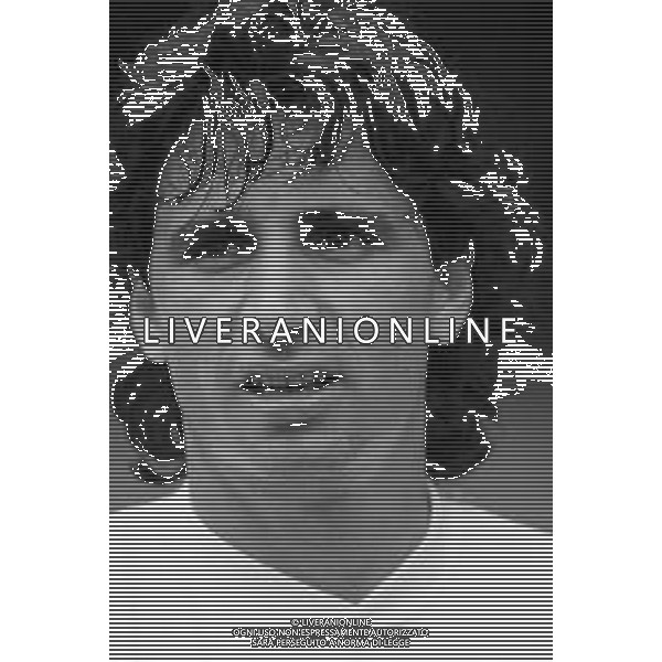 Neg- RETROSPETTIVA ANDREA CARNEVALE CALCIATORE NELLA FOTO CON LA MAGLIA DELLA NAZIONALE ITALIANA NELL\'ANNO 1989 AG ALDO LIVERANI SAS