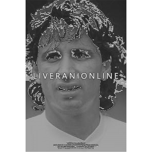 Neg- RETROSPETTIVA ANDREA CARNEVALE CALCIATORE NELLA FOTO CON LA MAGLIA DELLA NAZIONALE ITALIANA NELL\'ANNO 1989 AG ALDO LIVERANI SAS