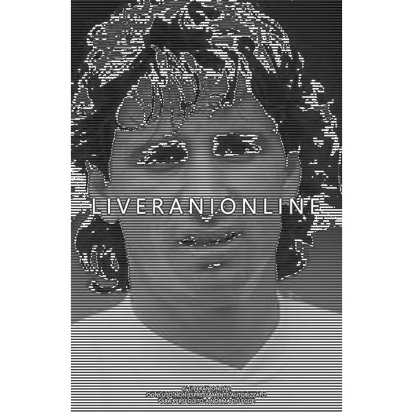 Neg- RETROSPETTIVA ANDREA CARNEVALE CALCIATORE NELLA FOTO CON LA MAGLIA DELLA NAZIONALE ITALIANA NELL\'ANNO 1989 AG ALDO LIVERANI SAS