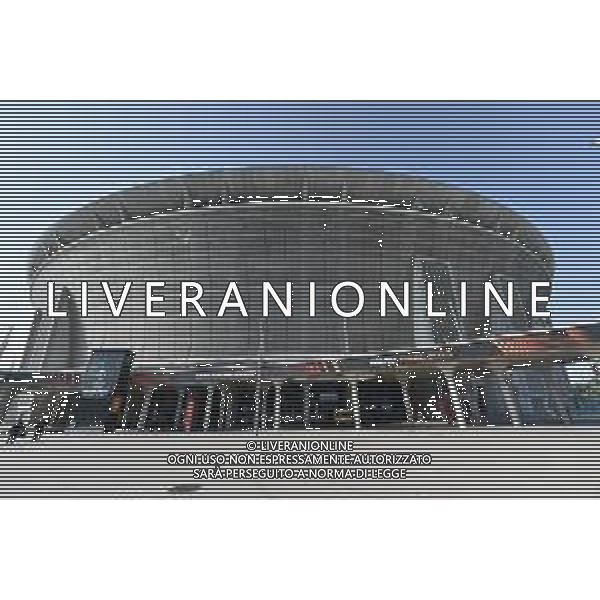 TVRG Puskas Arena - Veduta panoramica esterno Stadio Siviglia vs Roma Budapest (HUN) 31-05-2023 Puskas Arena Finale UEFA Europa League foto Roberto Garavaglia/ag. Aldo Liverani sas