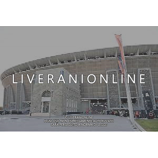 TVRG Puskas Arena - Veduta panoramica esterno Stadio Siviglia vs Roma Budapest (HUN) 31-05-2023 Puskas Arena Finale UEFA Europa League foto Roberto Garavaglia/ag. Aldo Liverani sas