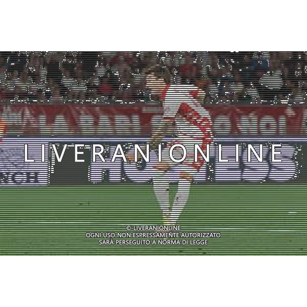 Leonardo Benedetti (SSC Bari) scores a goal of 1-0 during the Italian the Serie B Playoffs match SSC Bari vs FC Sudtirol on June 02, 2023 at the San Nicola stadium in Bari, Italy. Photo by Emmanuele Mastrodonato/ag. Aldo Liverani sas/ AGENZIA ALDO LIVERANI SAS
