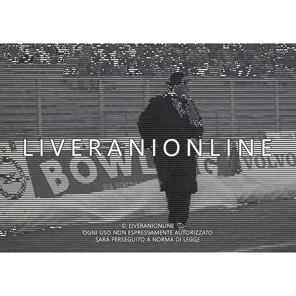 NEG- 22-01-1995 PADOVA CAMPIONATO DI CALCIO SERIE A PADOVA-INTER 1-0 NELLA FOTO PIERO AGGRADI DIRETTORE SPORTIVO PADOVA CALCIO AG ALDO LIVERANI SAS