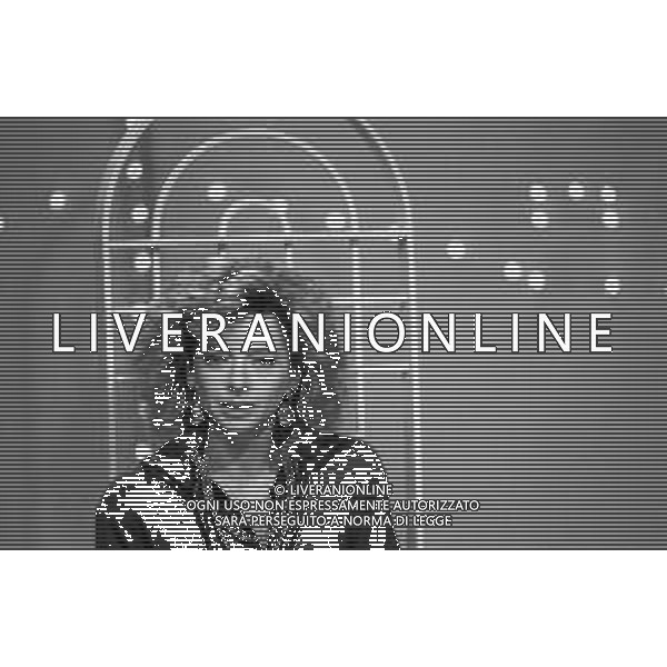 Neg- RETROSPETTIVA ENRICA BONACCORTI CONDUTTRICE TELEVISIVA NELLA FOTO A MILANO NELL\'ANNO 1988 CONDUCE IL PROGRAMMA \'CARI GENITORI\' AG ALDO LIVERANI SAS