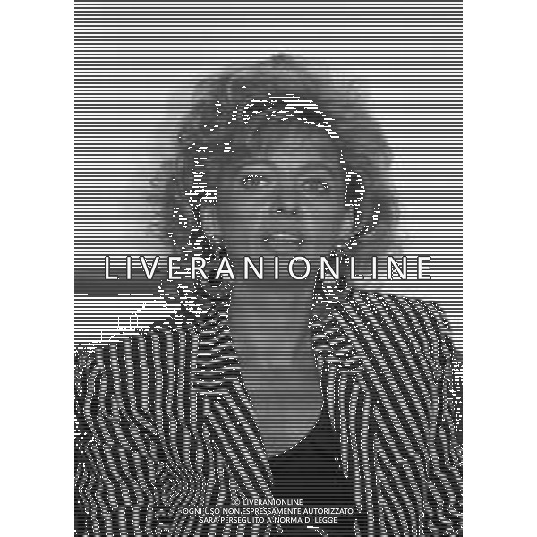 Neg- RETROSPETTIVA ENRICA BONACCORTI CONDUTTRICE TELEVISIVA NELLA FOTO A MILANO NELL\'ANNO 1988 AG ALDO LIVERANI SAS